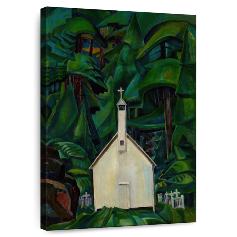 Église indienne Adella, H 24 po x l 16 po