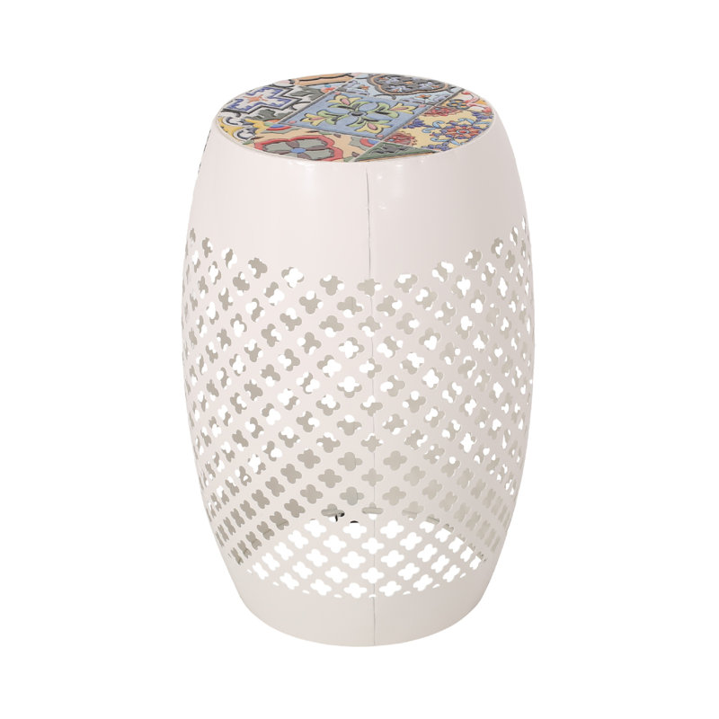 Table d'appoint Rosie, Blanc