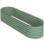 Ensemble de jardin surélevé galvanisé 6,4 pi x 2 pi x 1 pi, jardinière en métal avec bordure de sécurité, vert-1155677689-1155677694
