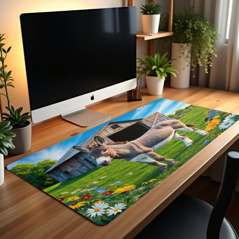 Polyester Desk Pad, 31.5x15.5