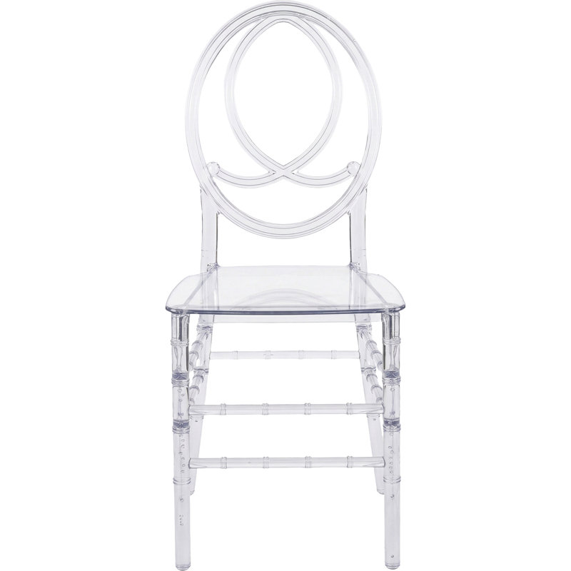 Chaise d’appoint empilable en croix à dossier en croix Horrell