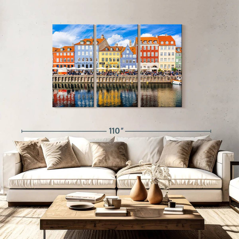 Résidence Nicci Nyhavn Copenhagen, H 48 po x l 74 po
