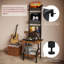 Manufactured Wood,Metal 144cm H Media Shelves-985049360