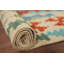 Colourful Kilim Reversible Wool Area Rug 5x7