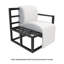 Canapé d'angle moderne en aluminium à structure ouverte, 5 pièces, recouvert de tissu Sunbrella-2081338542