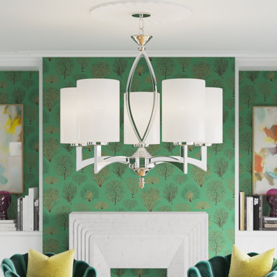 Rudy 5 - Light Shaded Chandelier