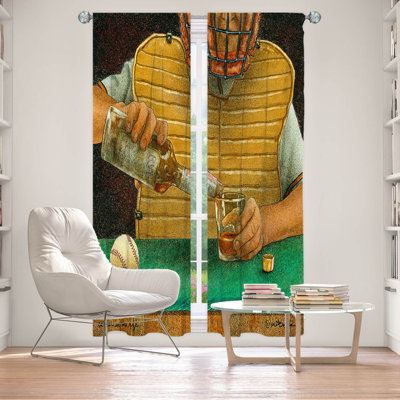 Paire de rideaux obscurcissant en polyester Paramonos