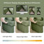 Canapé modulaire surdimensionné surdimensionné avec repose-pieds et accoudoirs épais, ergonomique, facile à assembler-2079023725