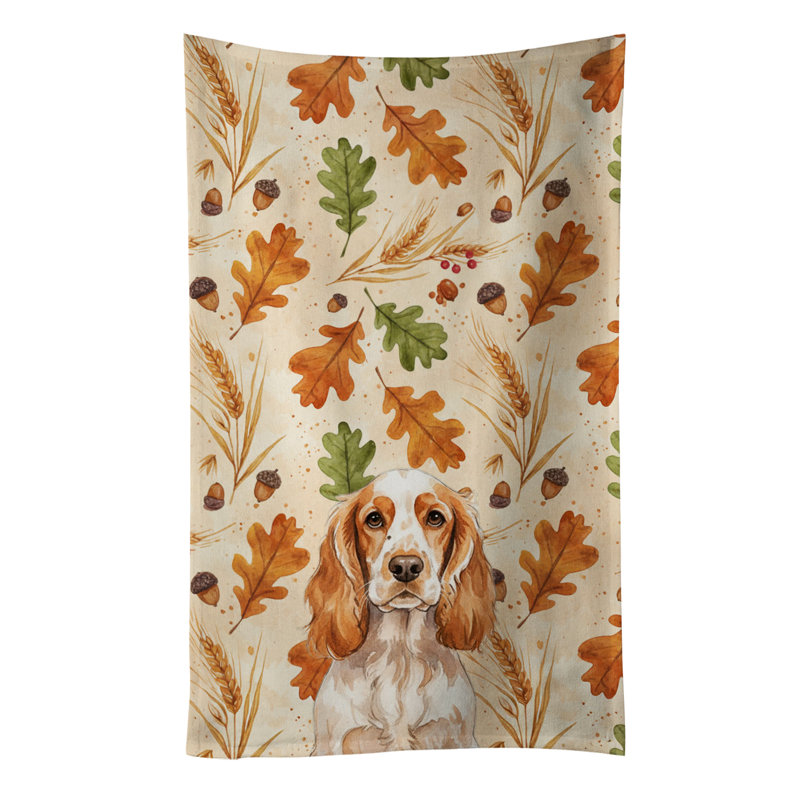 Serviette de cuisine orange orange Roan English Cocker Spaniel, Orange Roan English Cocker Spaniel