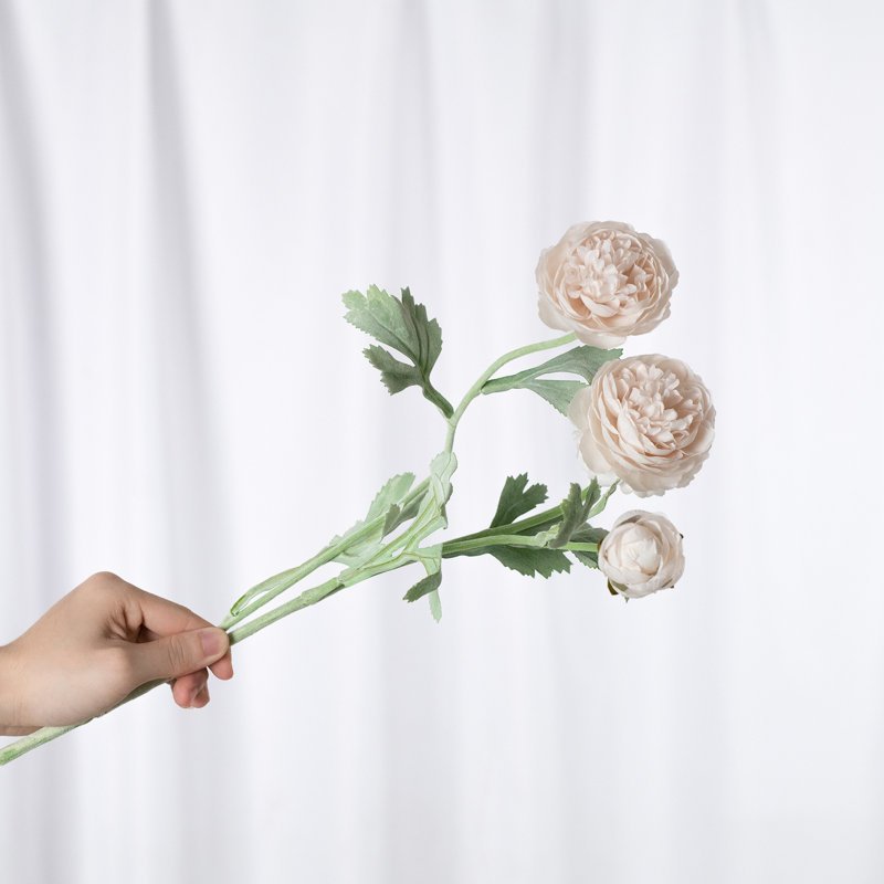 Loulian artificiel en soie rose clair Audet (paquet de 1 branche), Rose clair