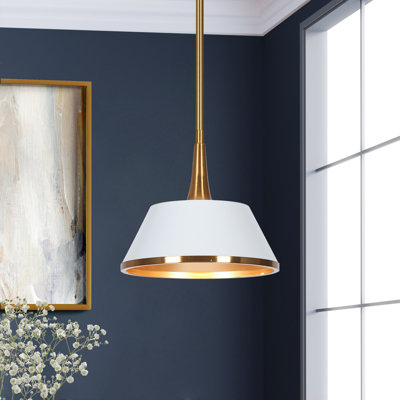 Tilda 1 - Light 9'' W Cone Modern Dining Room Pendant ETL Certified