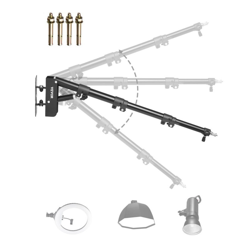 8cm H x 110cm W Light Stand