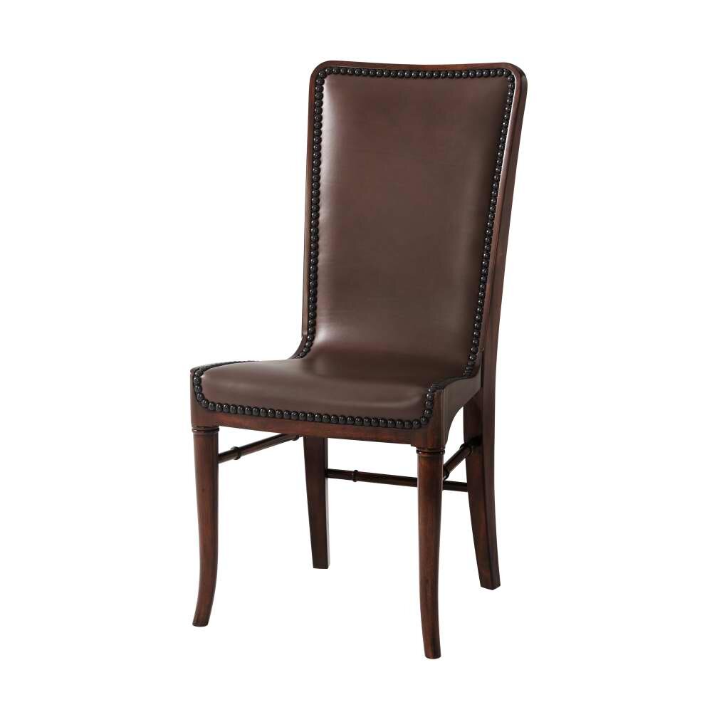 L121205L by Fairfield - Straight Back Leather Dining Chair