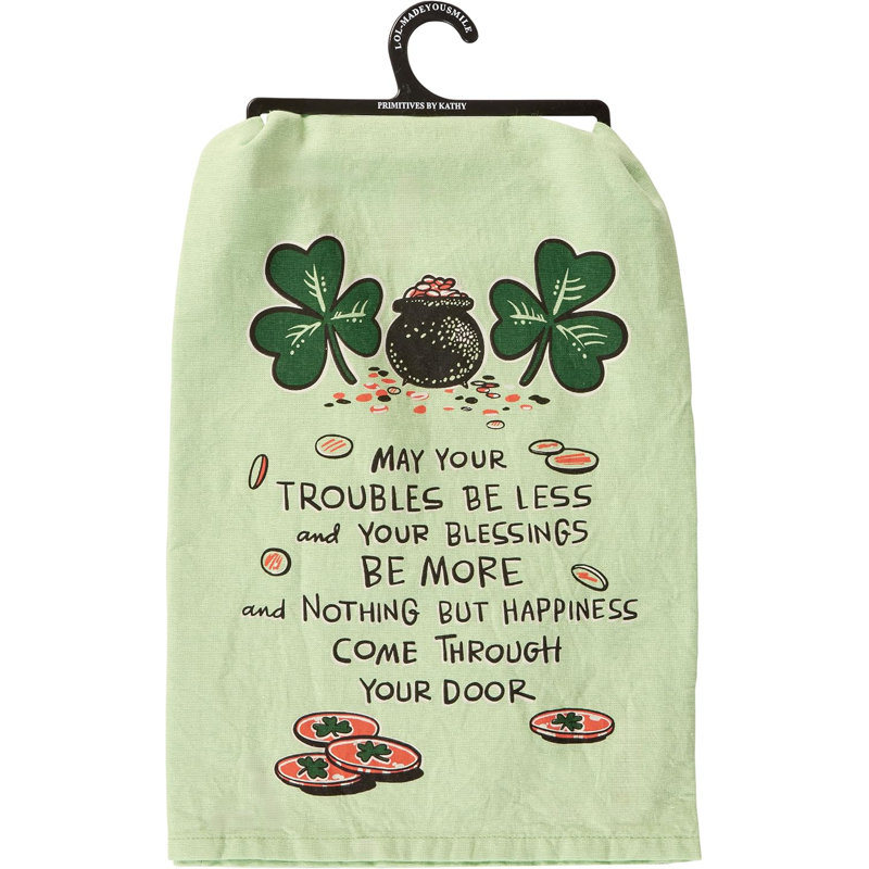 Irish Blessing Kitchen Towel - 28" X 28"