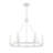 Fontanne 6-Light Chandelier in Bisque White