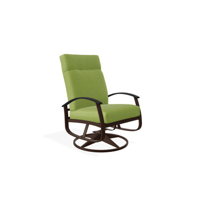 Chaise de patio pivotante avec coussins Askar