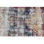 Paillasson rétro de style turc rétro dans des motifs géométriques rouges et bleus éclatants pour une décoration bohémienne