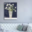 «Tulips on Navy II» par Cindy Jacobs, art mural sur toile-1674712500
