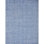 Hand Knotted Plaid Area Rug in Ivory/Blue