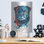 Art mural en métal Red Barrel Studio «Rainbow Dogs Pug» par Lindsay Kivi
