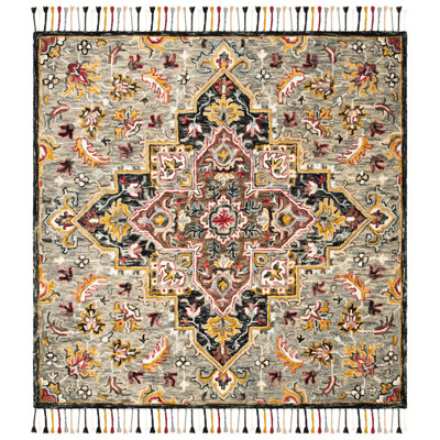 Vahakn Hand Tufted Wool Oriental Rug
