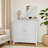 White Double Door Storage Cabinet