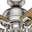 Ventilateur de plafond standard à 5 pales de 44 po avec chaînette et ensemble d'éclairage Donegan inclus-23681527