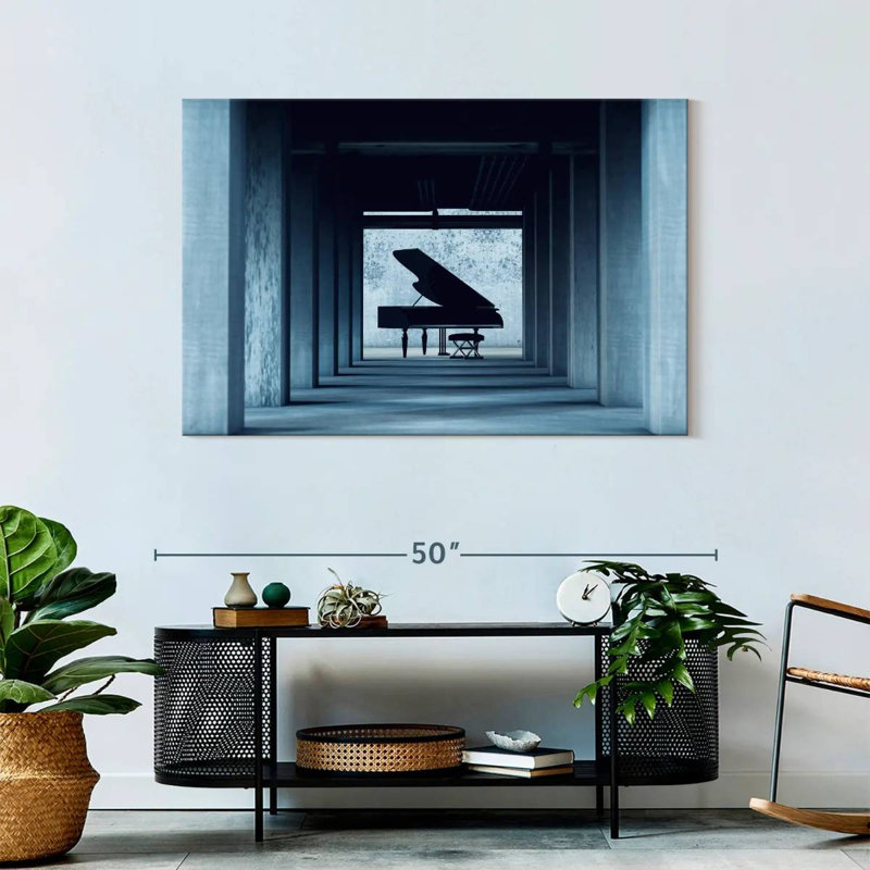 Abarca Corridor To Piano, 30" H x 45" W