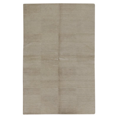 Tapis vanille noué à la main de haute qualité