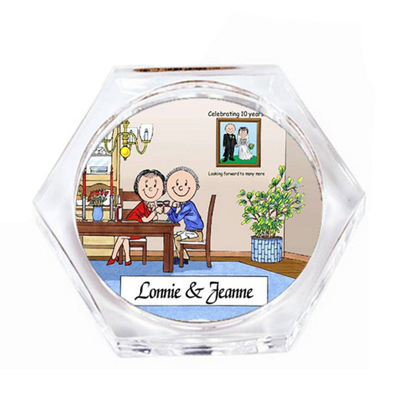 Ensemble de sous-verres personnalisables (4 sous-verres), Oui