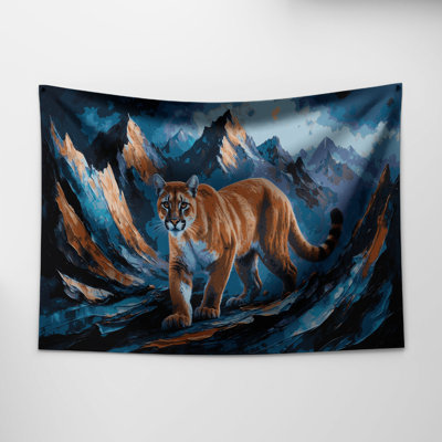Tapisserie murale Big Cats Rocky Mountain