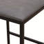 Tabourets de cuisine en tissu à 2 comptoirs-93884223