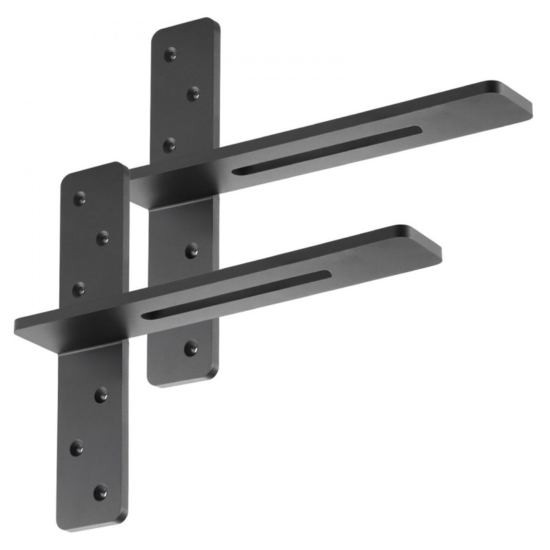 Supports de tablettes flottantes robustes, H 12 po x l 14 po x P 2,89 po