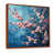 Toile avec cadre flottant brun