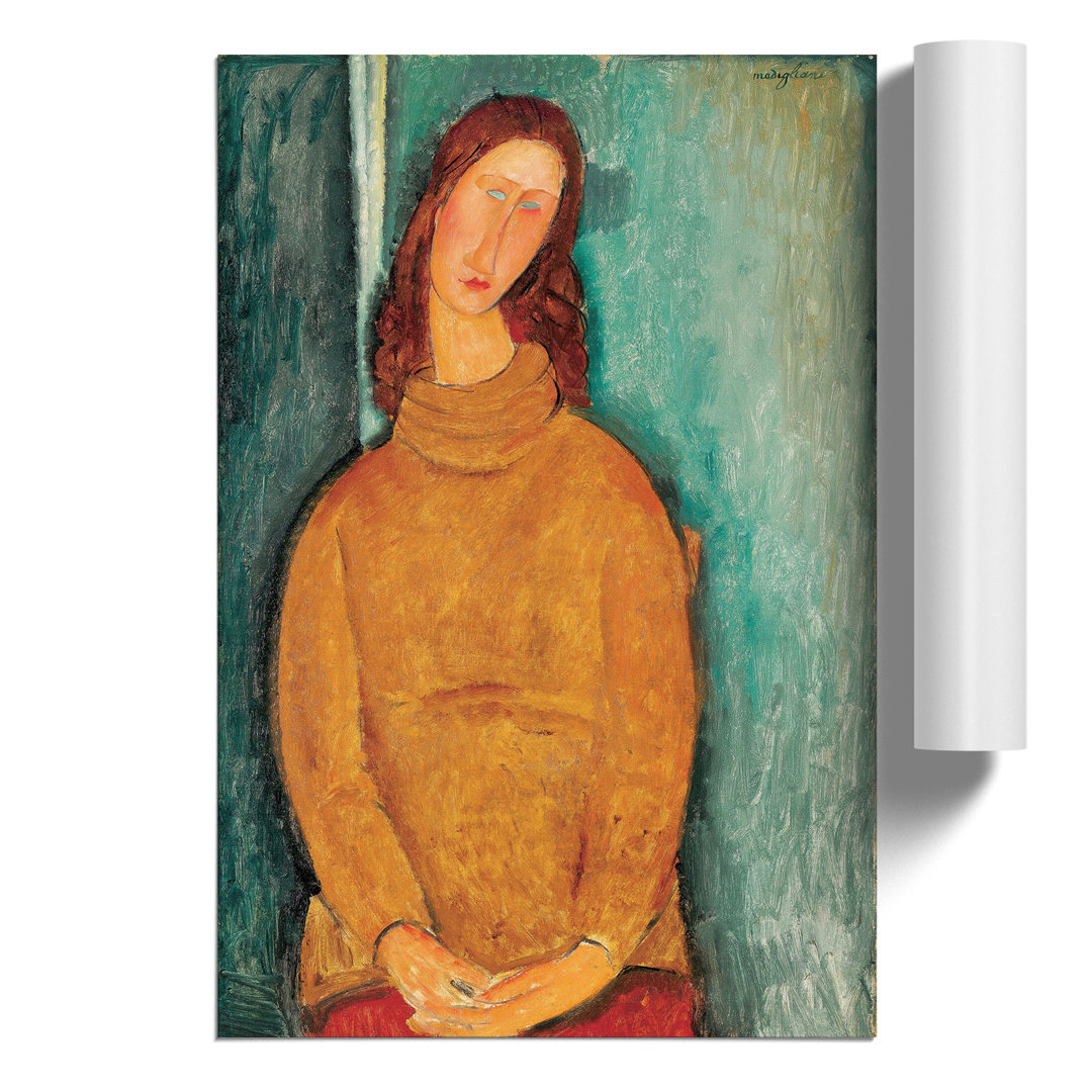 Jeanne Hebuterne by Amedeo Modigliani - Frameless Print