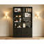 176.4cm H x 48cm W Engineered Wood Bookcase-563385497