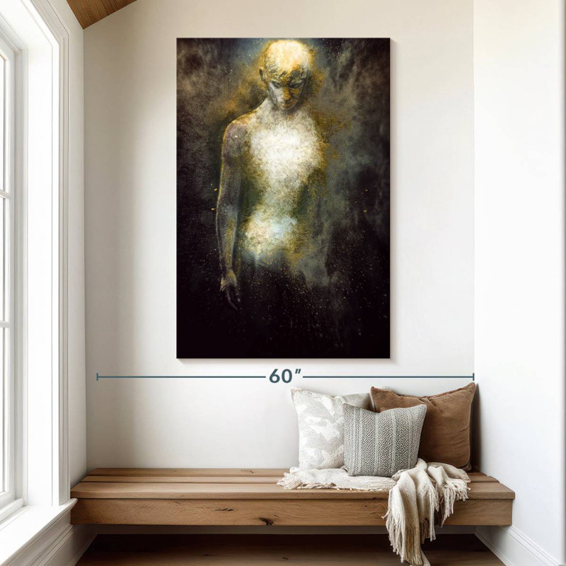 Leisha Human Abstract, 51" H x 34" W