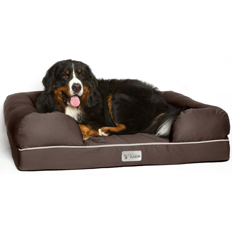 X-Large Brown Waterproof Orthopedic Memory Foam Dog Bed