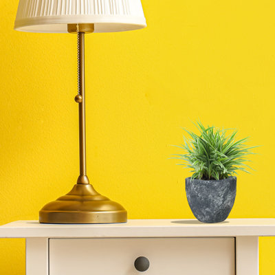 Pot de fleurs en céramique de 5 po, pot de fleurs en céramique, plante décorative pour la maison, gris