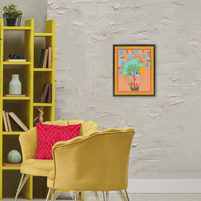 Cadre flottant dans un vase Bluebirds & Boho, design par Nabeela Rumi