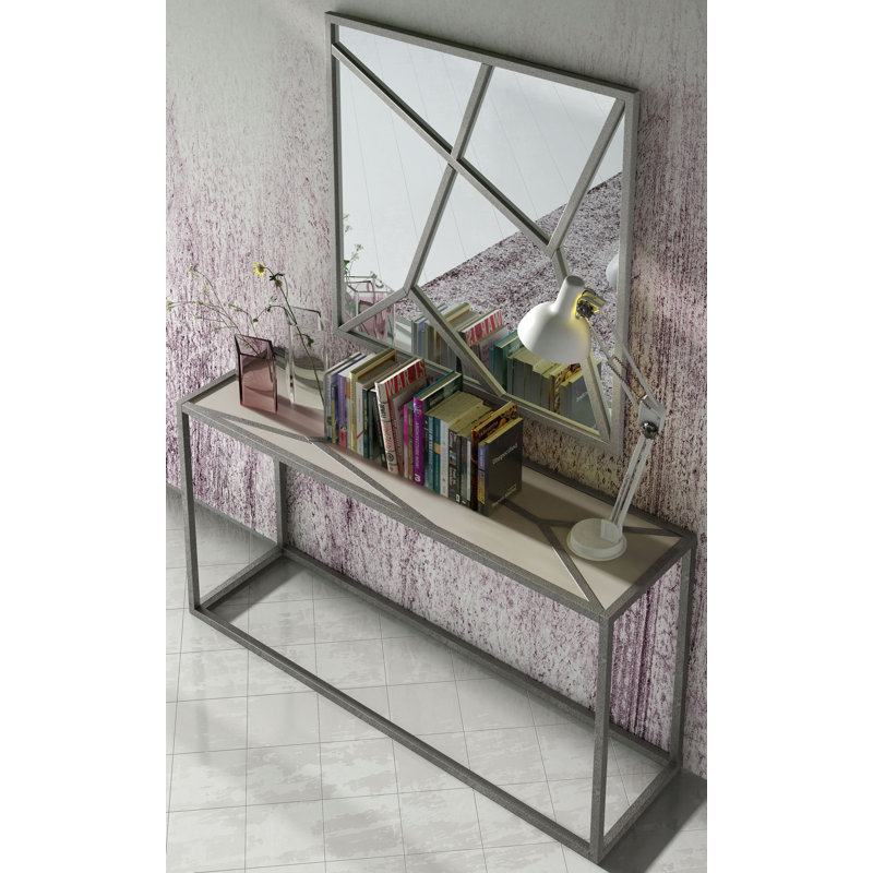 Saphire C11-14 avec Miroir, Haute brillance, H 31,50 po x l 47,20 po x P 15,75 po