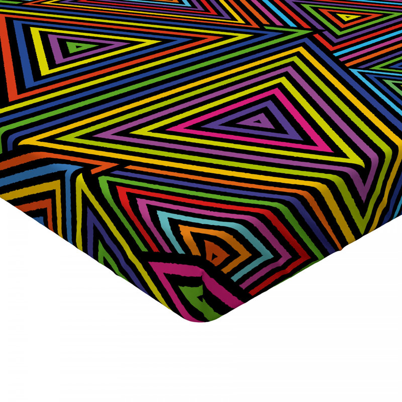 Drap-housse géométrique, Drap-housse simple TG