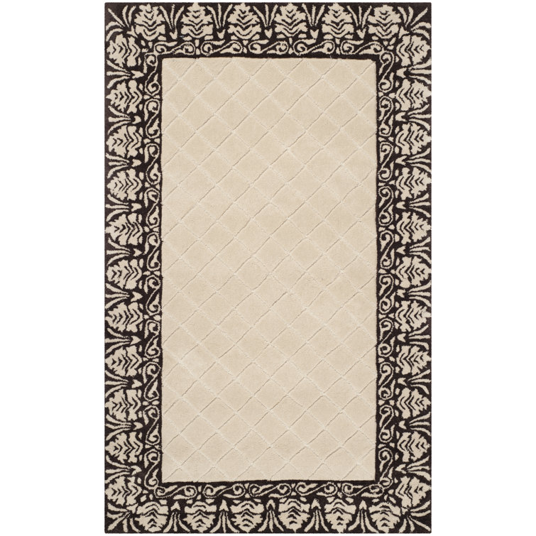 Tapis géométrique crocheté à la main Caine