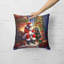 Coussin Rottweiler and Santa Claus-101410156