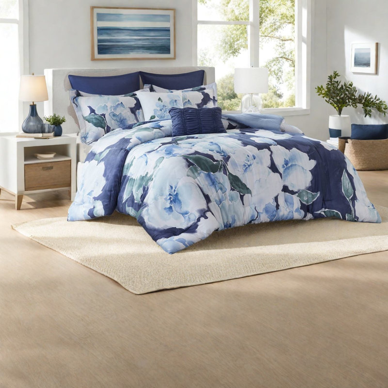 Premium Cotton Bedding Sets, Queen Size Comforter With Modern Style
