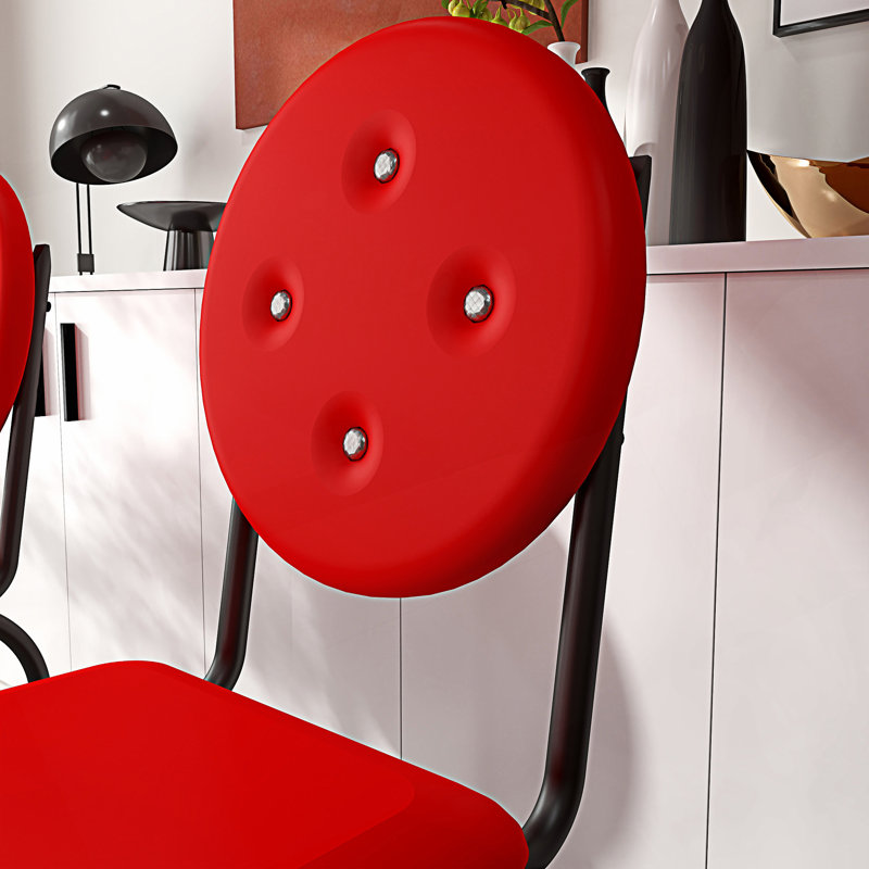 4 tabourets de bar en similicuir