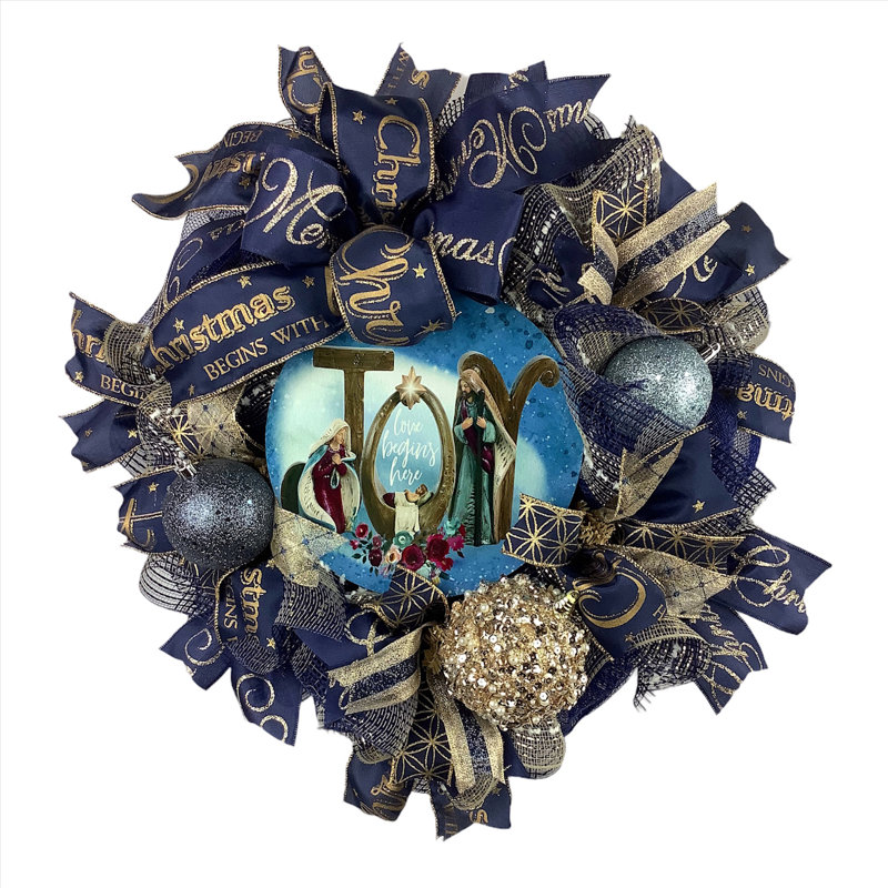 Couronne en maille 18 po