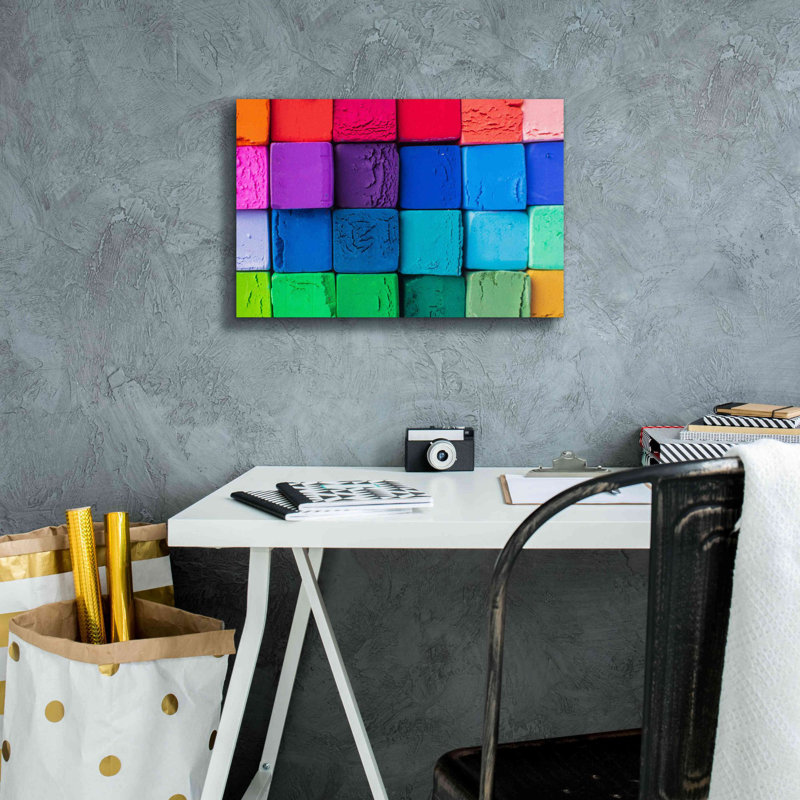 «Art Blocks» par Epic Portfolio, estampe numérique sur toile, H 12 po x l 18 po x P 0,75 po