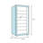 Summit Appliance Dual Zone 17.94 " Built-In and Freestanding 28 Bottle Wine Refrigerator