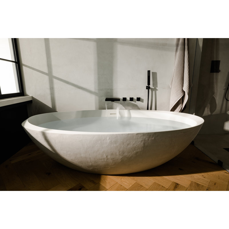 74.8'' L Soaking Bathtub, White